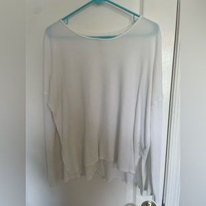American eagle white long sleeve